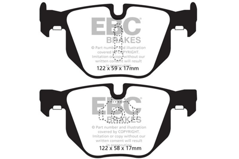 EBC — Redstuff Ceramic Low Dust Brake Pads