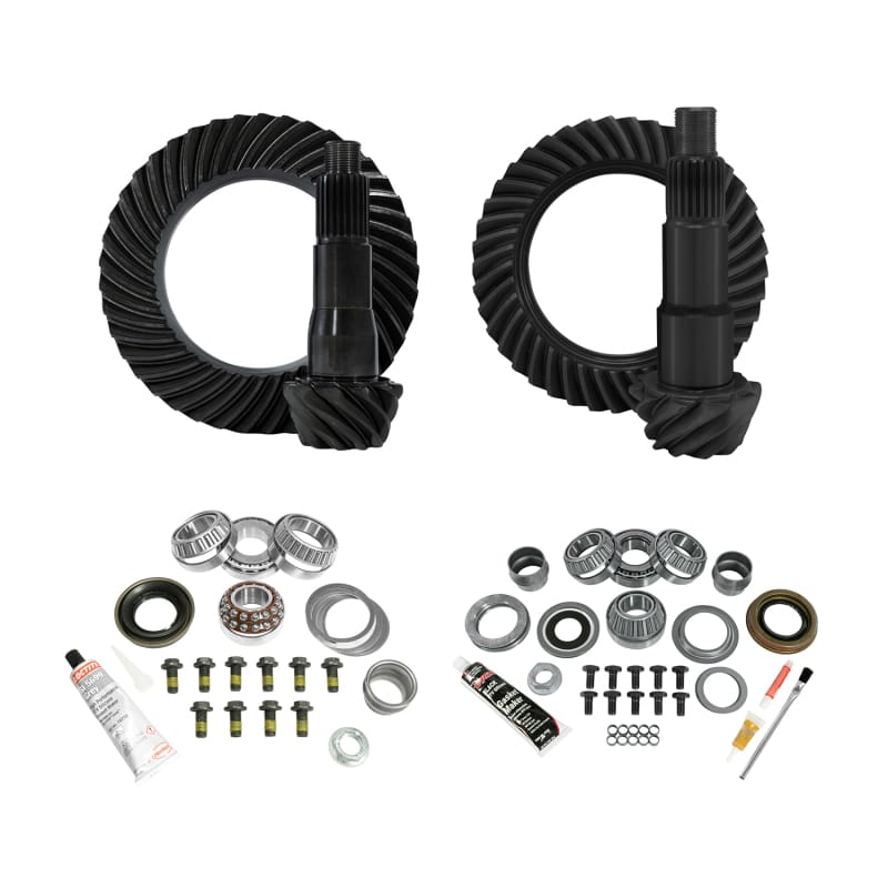Yukon Gear & Axle — Yukon Gear & Kit Package for JL Non-Rubicon, D35 Rear & D30 Front, 4.88 Gear
Yukon Gear/Kit Package for JL Non-Rubicon; D35 Rear/D30 Front; 4.88 Gear
