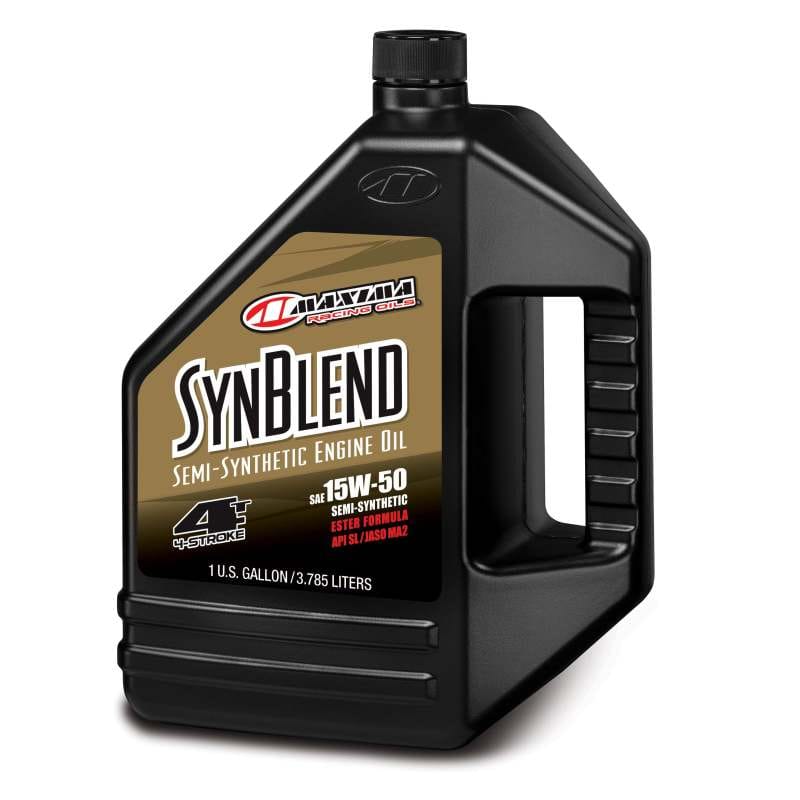 Maxima — Maxima Syn Blend Ester 4T Semi-Synthetic 15W50 Engine Oil - Gallon