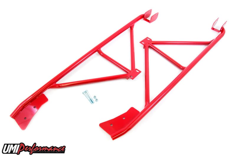 UMI Performance — 2043 - 1993-2002 GM F-Body 3-Point Subframe Connector, Convertible, Weld In