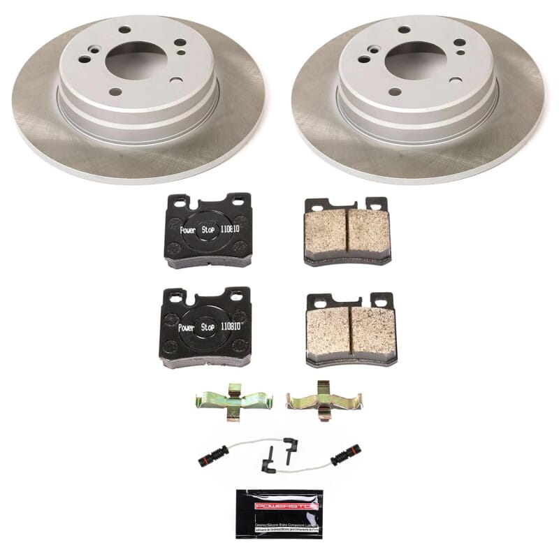 PowerStop — Semi-Coated Rotor and Low-Dust Ceramic Brake Pad Kit
