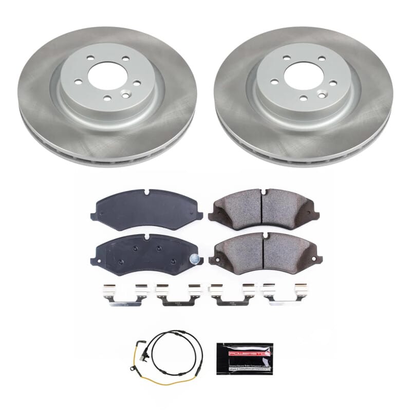 PowerStop — Semi-Coated Rotor and Low-Dust Ceramic Brake Pad Kit
