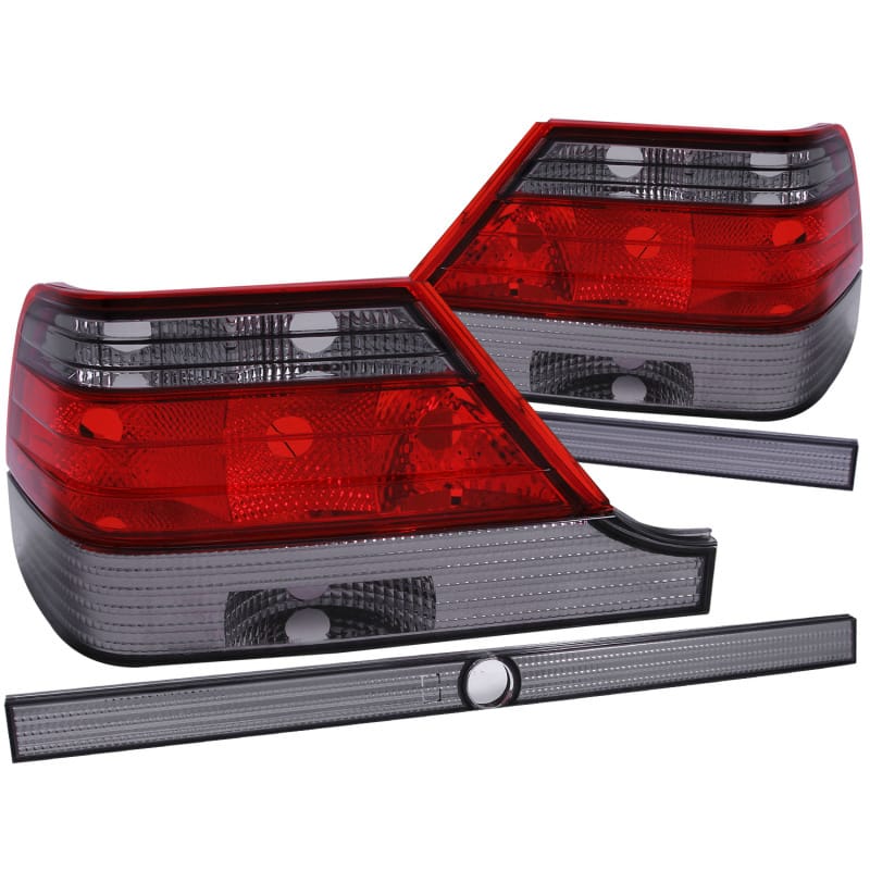ANZO — ANZO 1995-1999 Mercedes Benz S Class W140 Taillights Red/Smoke
TailLightSet