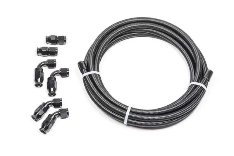Radium Engineering — 6AN UNIVERSAL PTFE HOSE KIT, BLACK, CARBON