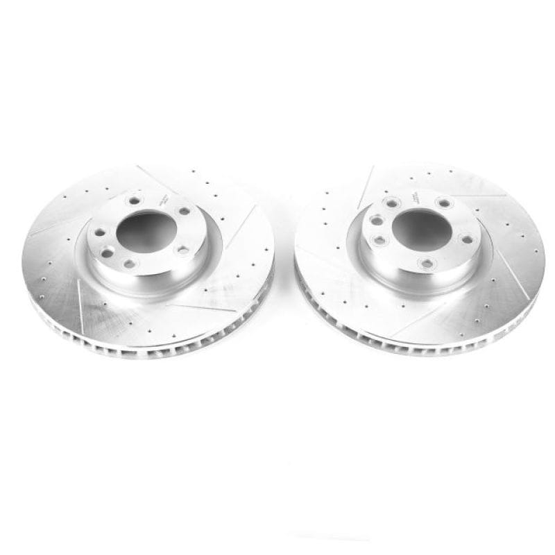 PowerStop — PowerStop Evolution Performance Drilled, Slotted & Plated Brake Rotor Pair