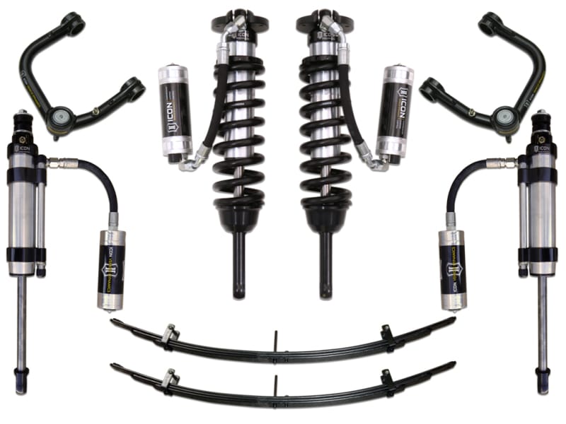 ICON — 05-15 TACOMA 0-3.5"/ 16-UP 0-2.75" STAGE 7 SUSPENSION SYSTEM W TUBULAR UCA
05-15 TACOMA 0-3.5"/16-23 0-2.75" STAGE 7 SUSPENSION SYSTEM W TUBULAR UCA