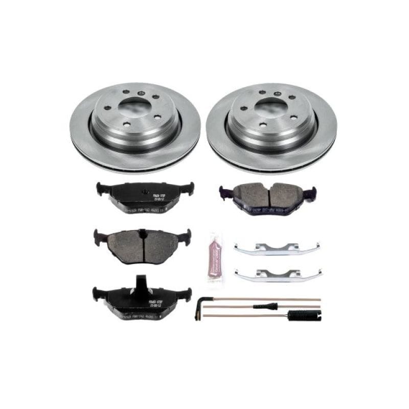 PowerStop — OE Stock Replacement Low-Dust Ceramic Brake Pad and Rotor Kit