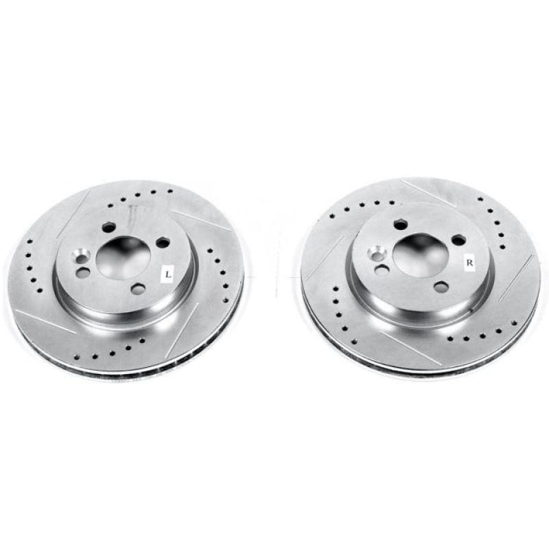 PowerStop — PowerStop Evolution Performance Drilled, Slotted & Plated Brake Rotor Pair