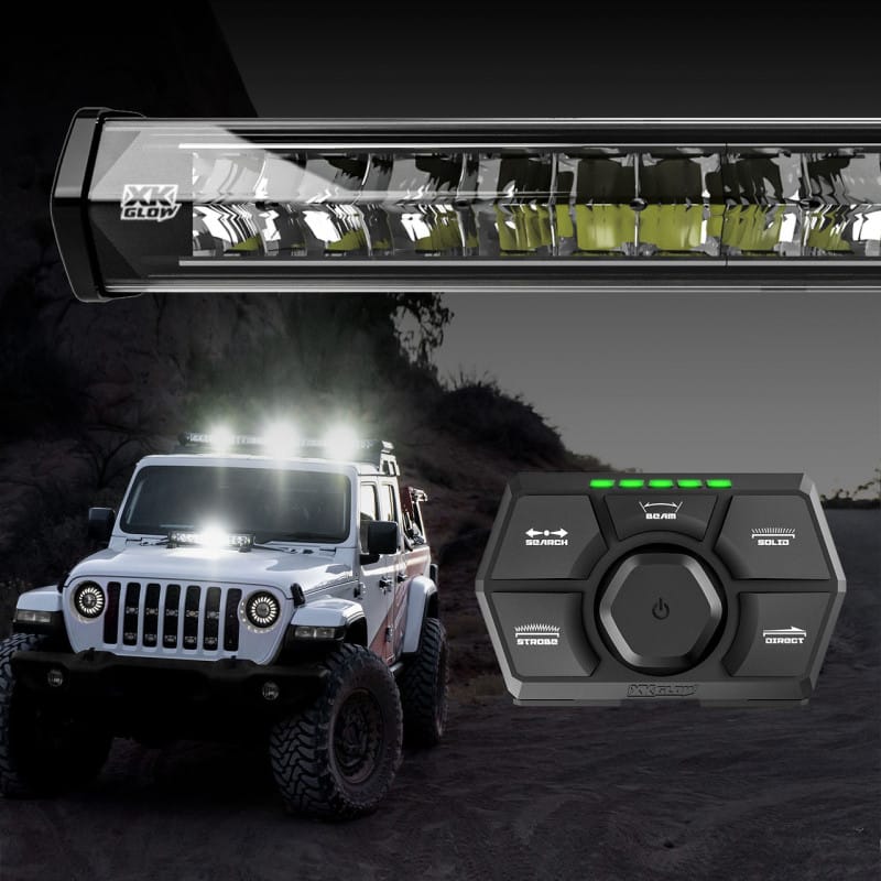 XKGLOW — XK Glow SAR90 Light Bar Kit Emergency Search and Rescue Light System White 52In