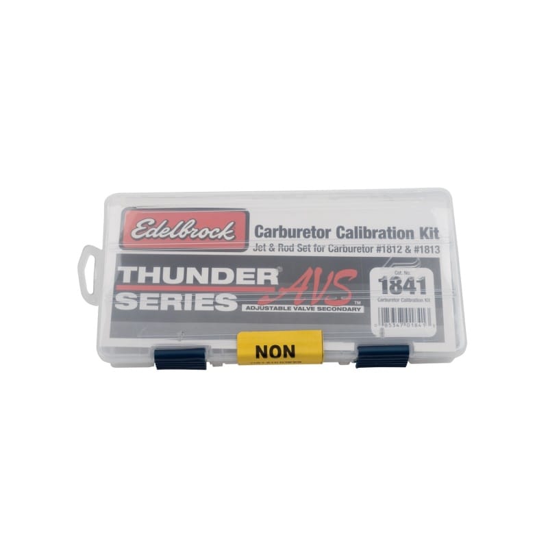 Edelbrock — Edelbrock Thunder AVS Carburetor Calibration Kit for #1812 & 1813 Carburetors
Thunder Series AVS Carburetor Calibration Kit