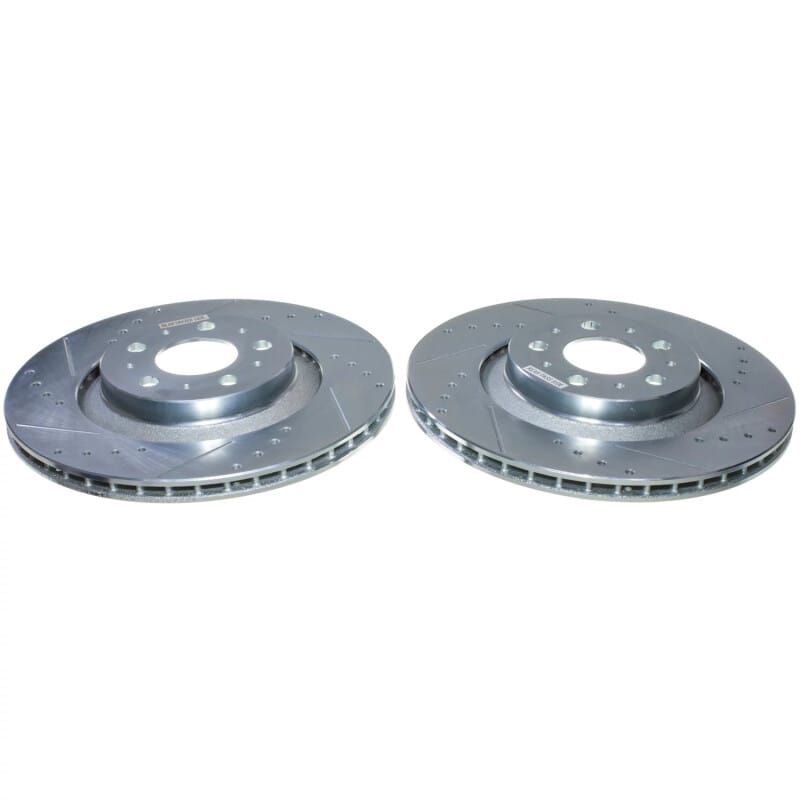 PowerStop — PowerStop Evolution Performance Drilled, Slotted & Plated Brake Rotor Pair