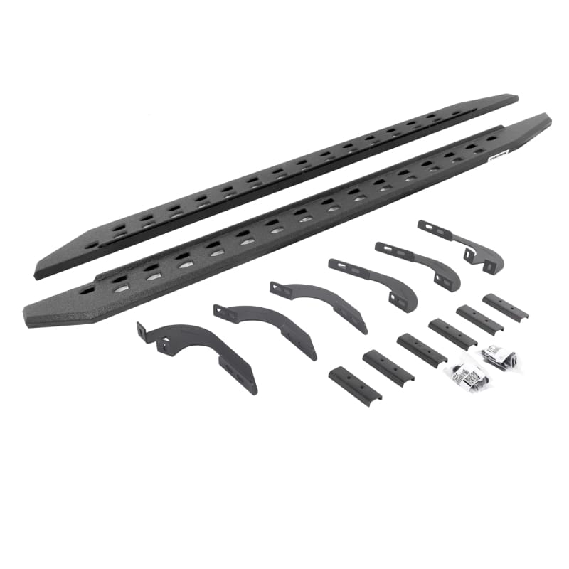 Go Rhino — RB20 Slim Line Running Boards with Mounting Bracket Kit - Double Cab Only
RB20 Slim Line Running Boards with Mounting Bracket Kit