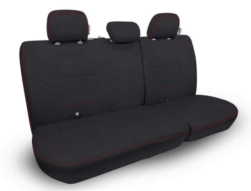 PRP Seats — PRP 12-15 Toyota Tacoma Rear Bench Cover Double Cab - Black with Red Stitching
Seat Covers