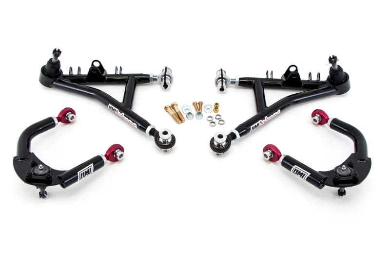 UMI Performance — 231716 - 1993-2002 GM F-Body Front A-arm Kit, Adjustable, CrMo, Drag Race