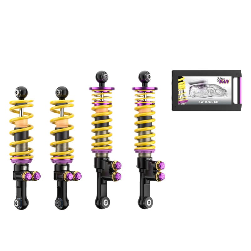 KW — 4 Way Adjustable coilovers with low & high-speed compression & rebound control
KW COILOVER KIT V5 - 30969006