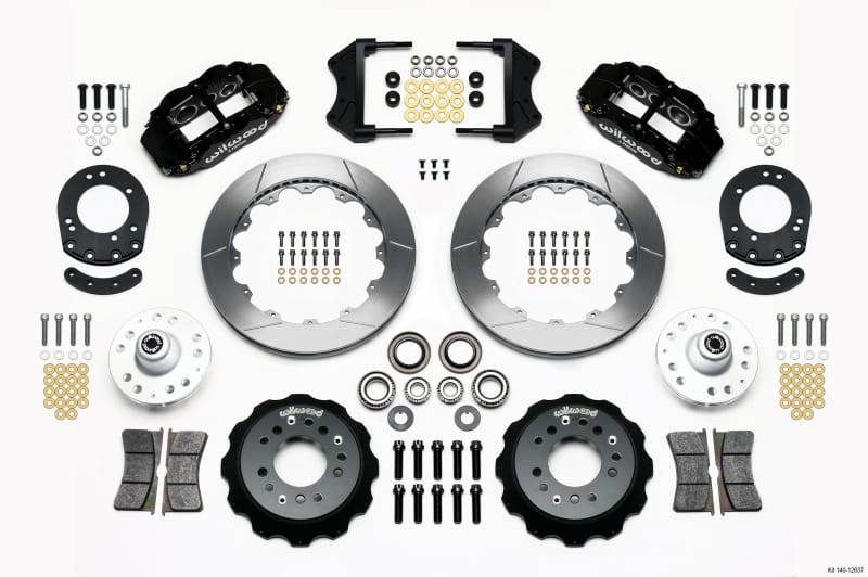 Wilwood — KIT,FRONT,MUSTANG 65-69,V8 DRUM SPINDLE 12.88 ROTOR