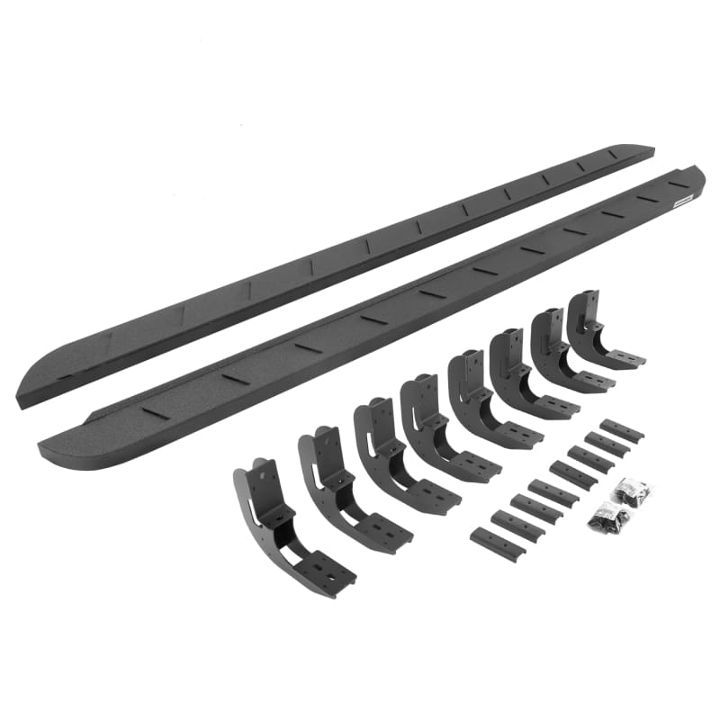 Go Rhino — RB10 Slim Line Running Boards with Mounting Brackets Kit