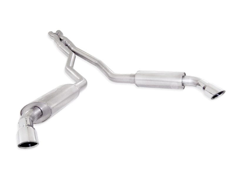 Stainless Works — Stainless Works Catback Dual Turbo S-Tube Mufflers Performance Connect