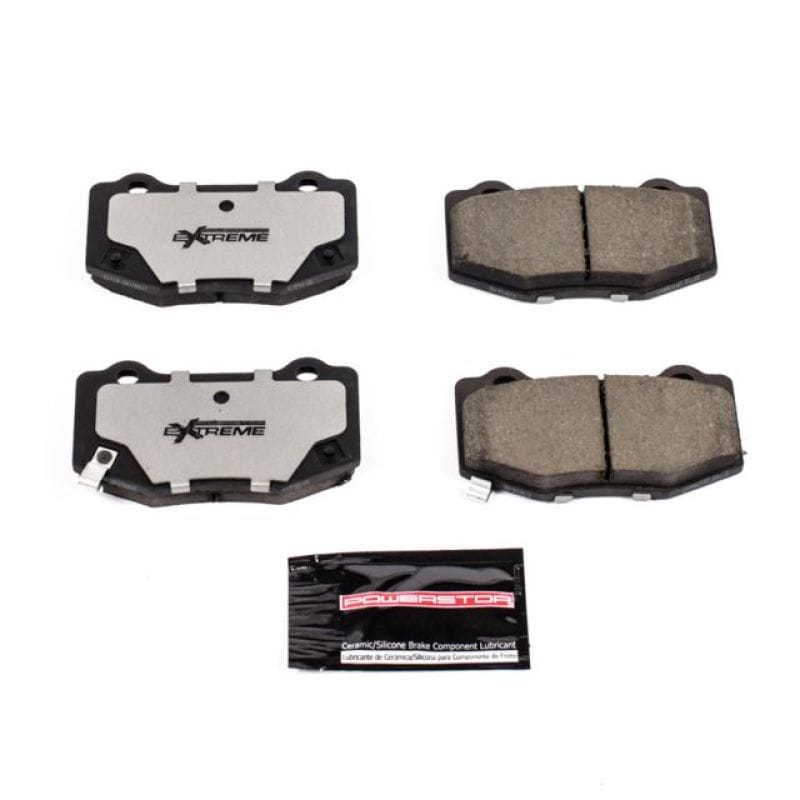 PowerStop — PowerStop - Z26 Performance Carbon-Fiber Ceramic Brake Pads with Hardware Kit
