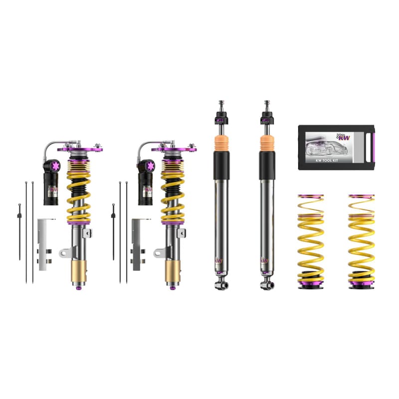 KW — Adjustable Coilovers, Aluminum Top Mounts, Independent Compression and Rebound
KW V3 CLUBSPORT KIT - 35250840