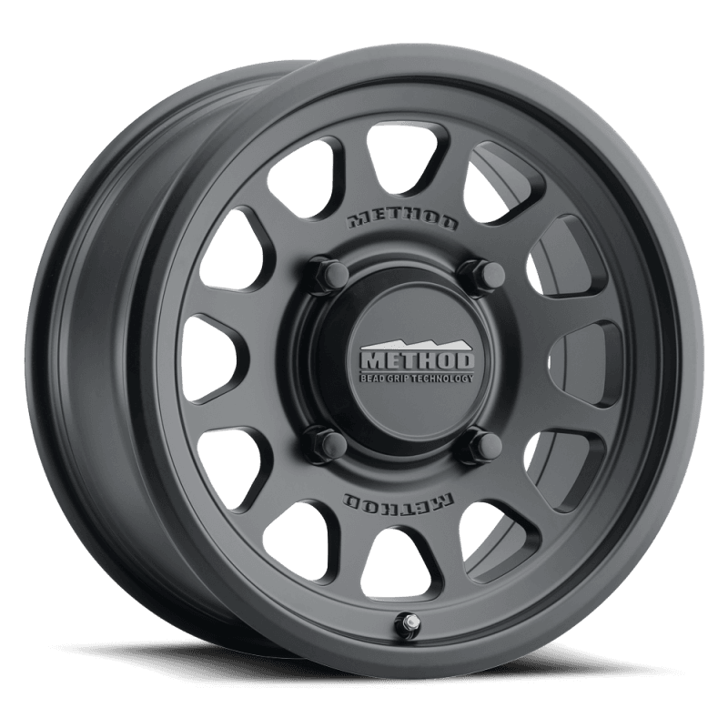 Method Wheels — Method MR414 Bead Grip 15x7 / 5+2/38mm Offset / 5x4.5 / 76mm CB Matte Black Wheel