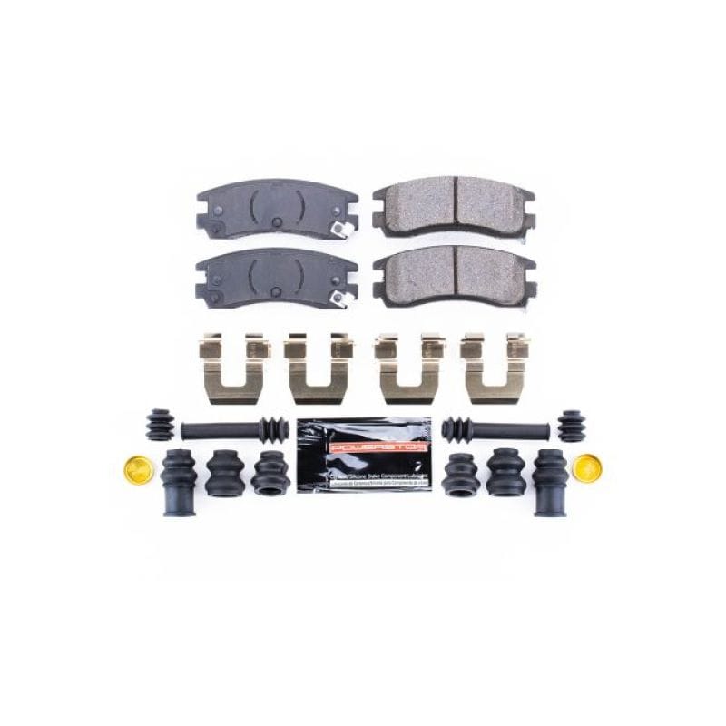 PowerStop — PowerStop - Z23 Daily Driver Carbon-Fiber Ceramic Brake Pads with Hardware Kit