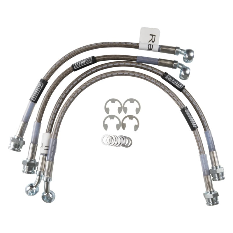 Russell — 2003-06 Infiniti G35 Coupe & Sedan, Standard (Front Disc, Rear Disc) 4 Lines
Street Legal Brake Line Assembly