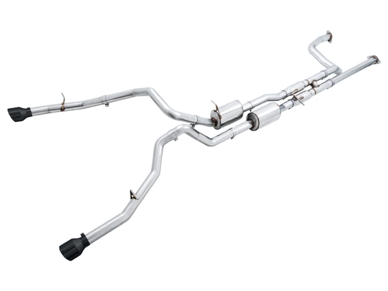 AWE Tuning — AWE 0FG Catback for RAM TRX - Diamond Black Tips