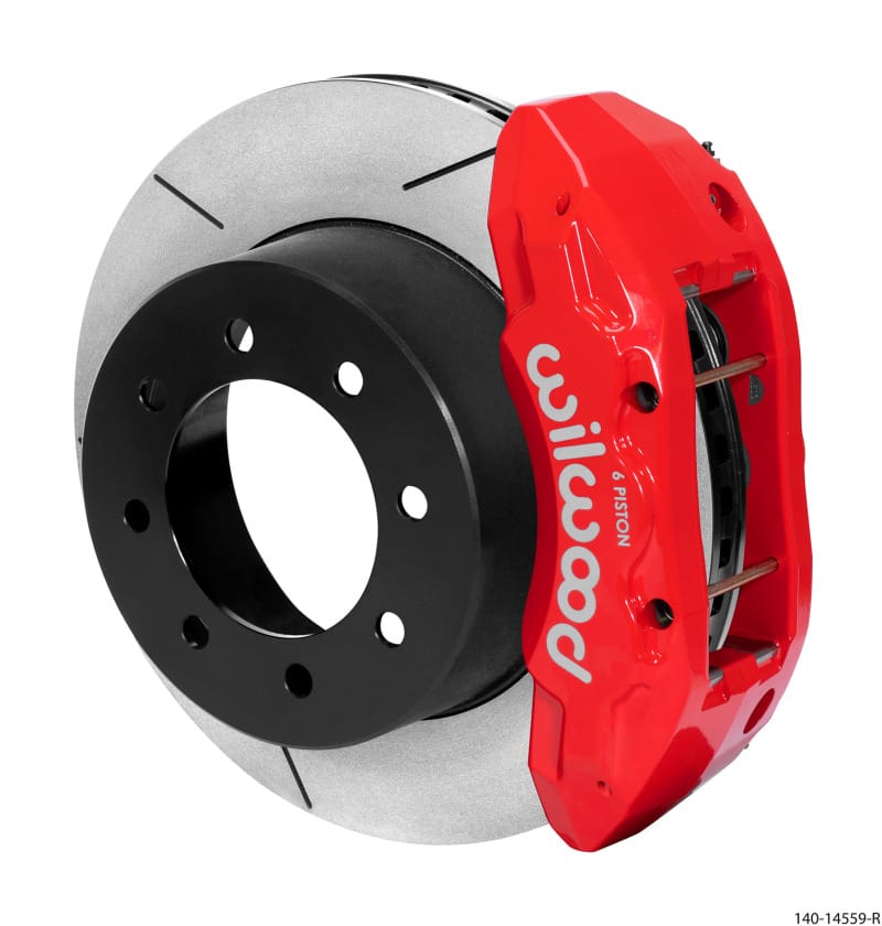 Wilwood — KIT,REAR,FORD F250/F350,4WD,2013-2017 TX6R,15.50 ROTOR,RED,W/LINES