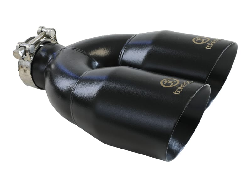 aFe — Takeda 304 Stainless Steel Clamp-on Exhaust Tip Black