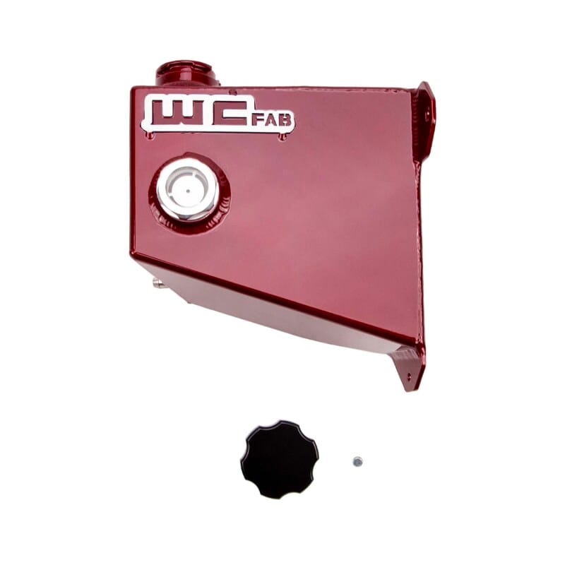 Wehrli — Coolant Tank, OEM Placement, for 04.5-07 Cummins 5.9L, WCFab Red