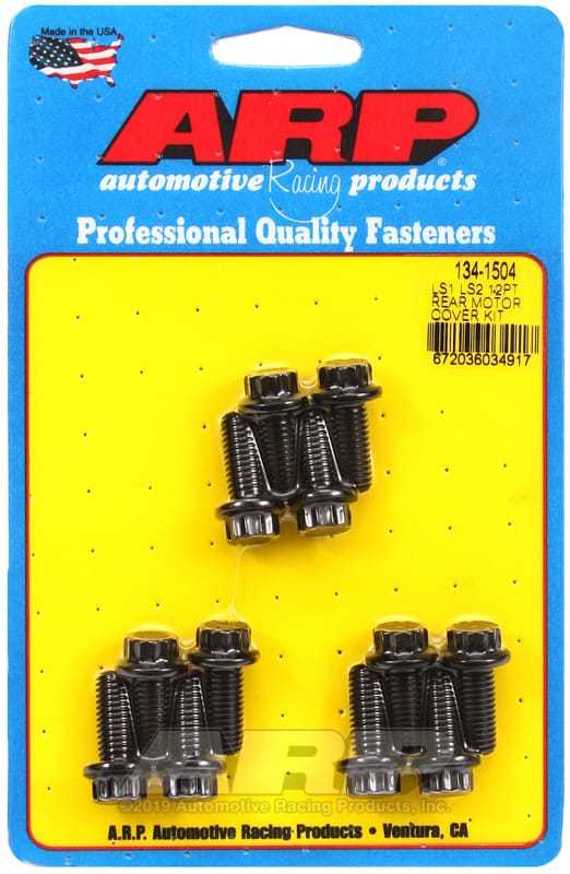 ARP — ARP LS1/LS2 12 Pt Rear Motor Cover Bolt Kit