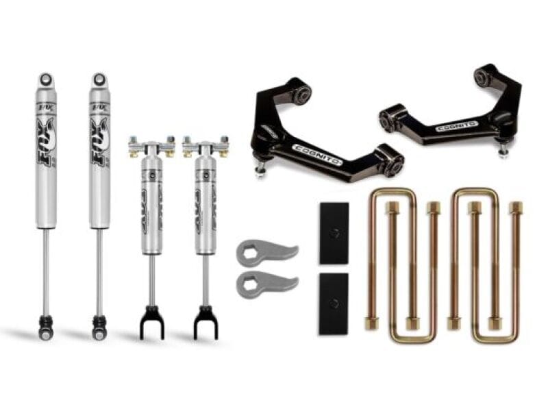 Cognito — 3" Performance Leveling Lift Kit w/ Fox PS 2.0 IFP and Ball Joint UCA 2020 GM HD