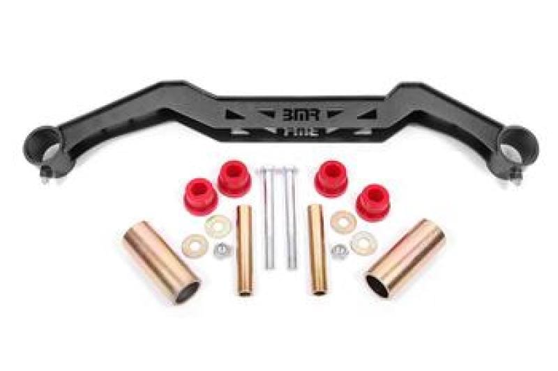 BMR Suspension — BMR 79-93 Ford Mustang Transmission Crossmember TH350/PG/700R4/C4/C6/AOD/4L60 - Black Hammertone