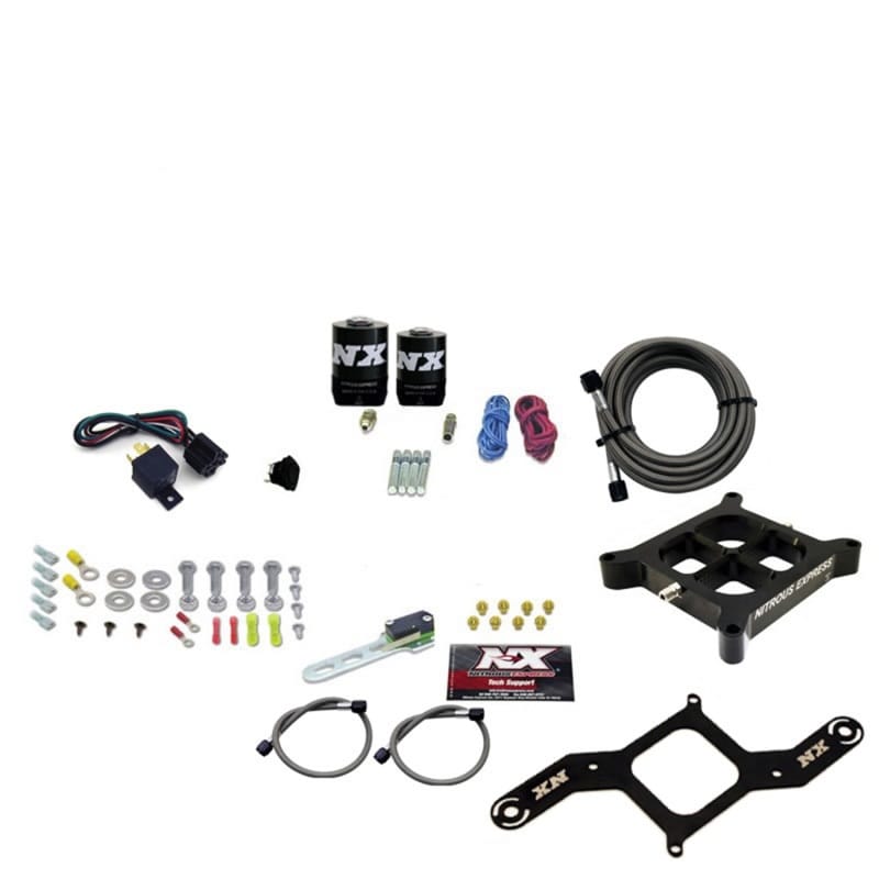 Nitrous Express — 4150 SINGLE ENTRY CROSSBAR PLATE SYSTEM, RNC (250-750HP) W/O BOTTLE
Nitrous Oxide Injection System Kit