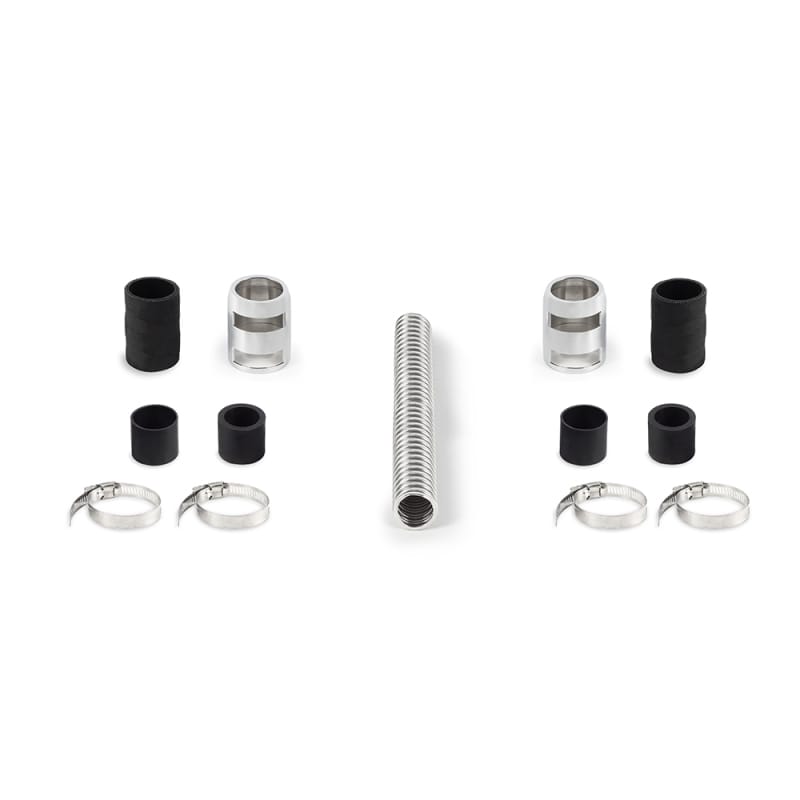 Mishimoto — Universal Flexible Stainless Steel Radiator Hose Kit, 12", Chrome