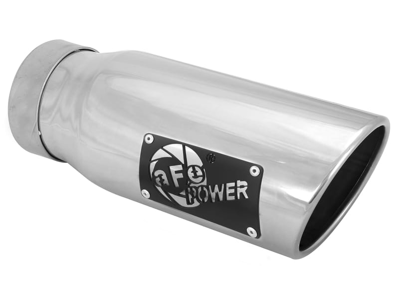 aFe — MACH Force-Xp 304 Stainless Steel Clamp-on Exhaust Tip Polished