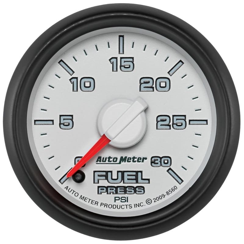 AutoMeter — GAUGE, FUEL PRESS, 2 1/16" , 30PSI, DIGITAL STEPPER MOTOR, RAM GEN 3 FACT. MATCH