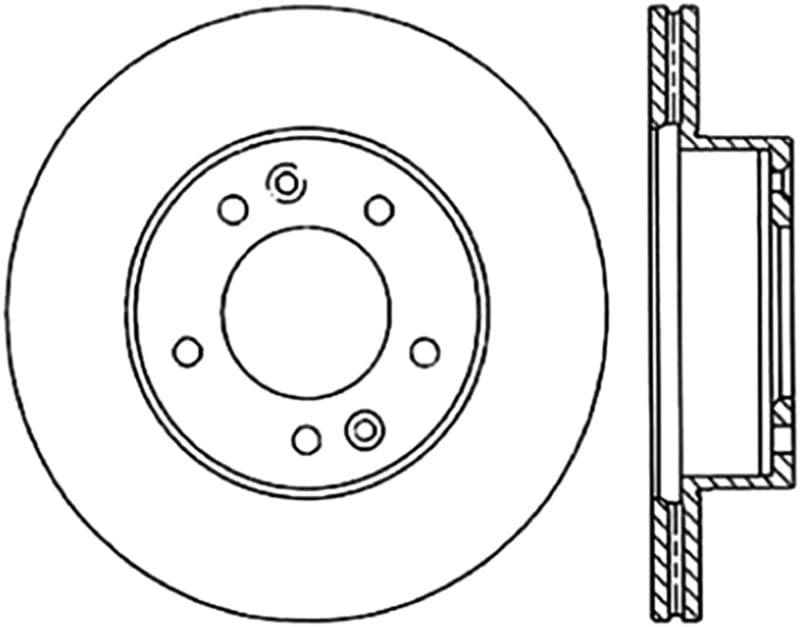 Stoptech — StopTech Sport Drilled & Slotted Brake Rotor; Front Right
StopTech Sport Drilled/Slotted Brake Rotor; Front Right
StopTech Sport Drilled/Slotted Disc