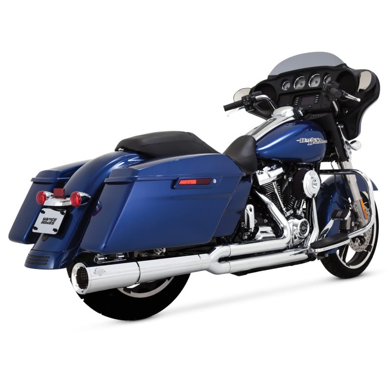Vance and Hines — Vance & Hines HD Dresser 17-22 Pro Pipe Chrome PCX Full System Exhaust