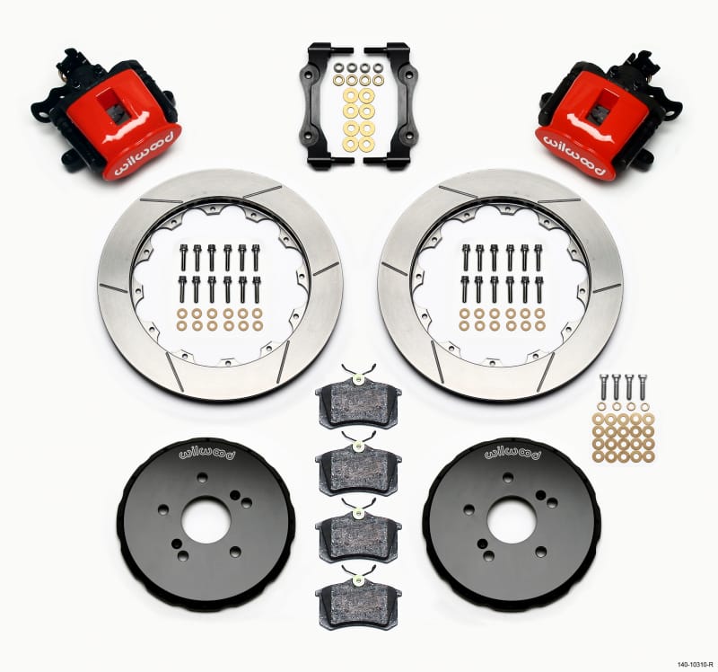Wilwood — Wilwood Combination Parking Brake Rear Kit 12.88in Red Honda S2000
BRAKE KIT