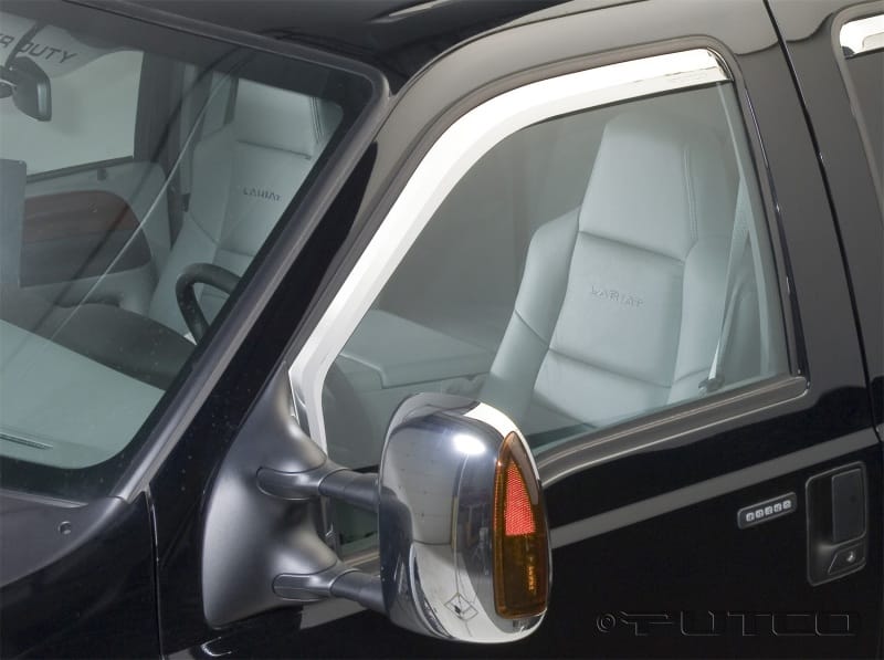 Putco — Element Chrome Window Visor In Channel