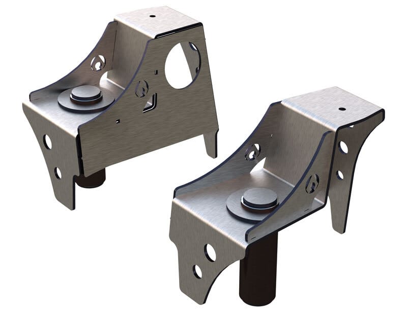Artec Industries — Artec Industries 97-06 Jeep Wrangler TJ Front Frame Coil Buckets For OEM Bumpstops