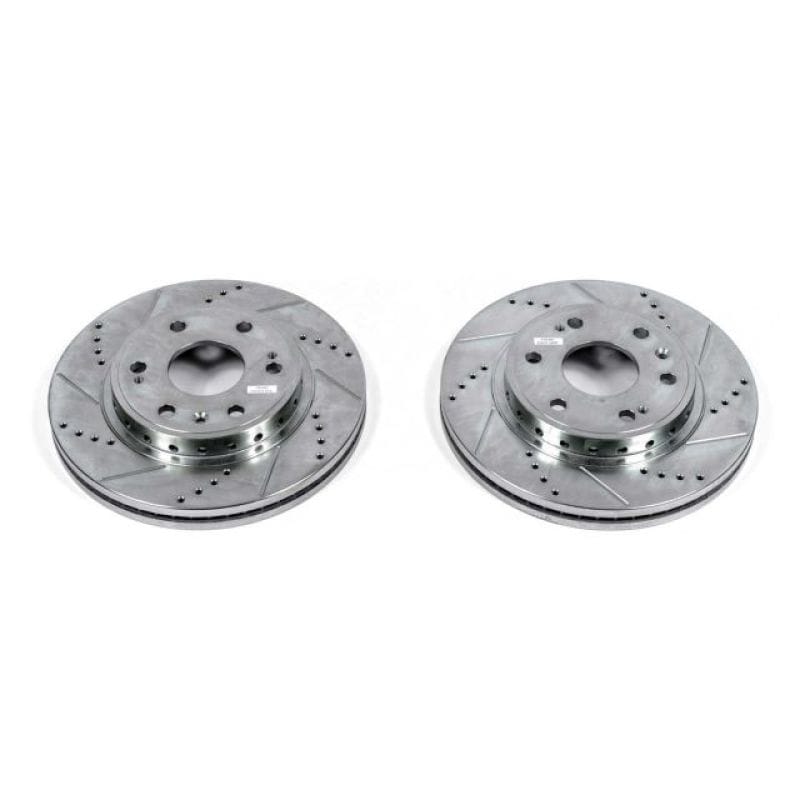 PowerStop — PowerStop Evolution Performance Drilled, Slotted & Plated Brake Rotor Pair