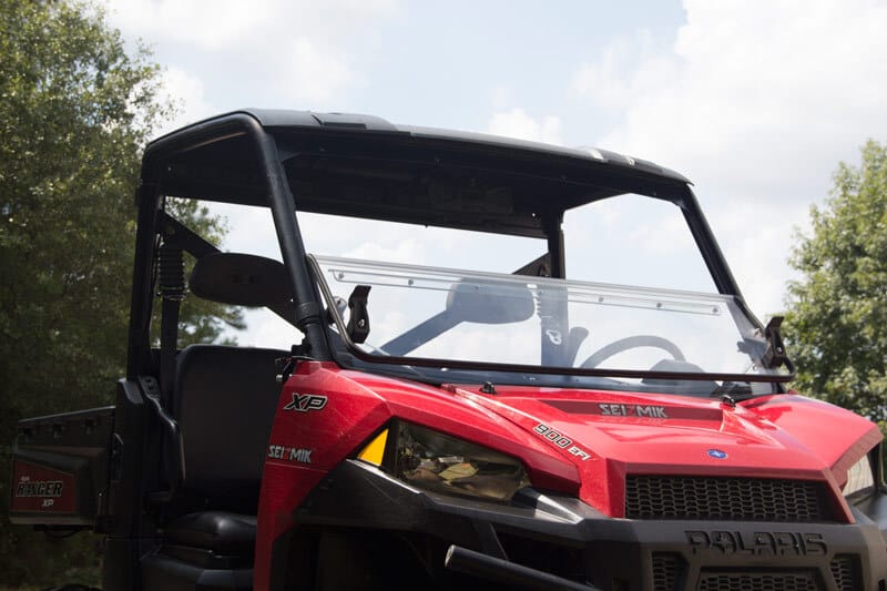Seizmik — Seizmik 13+ Polaris Ranger 900/1000 XP/Crew Full-Size Windshield Versa-Fold Non-Coat