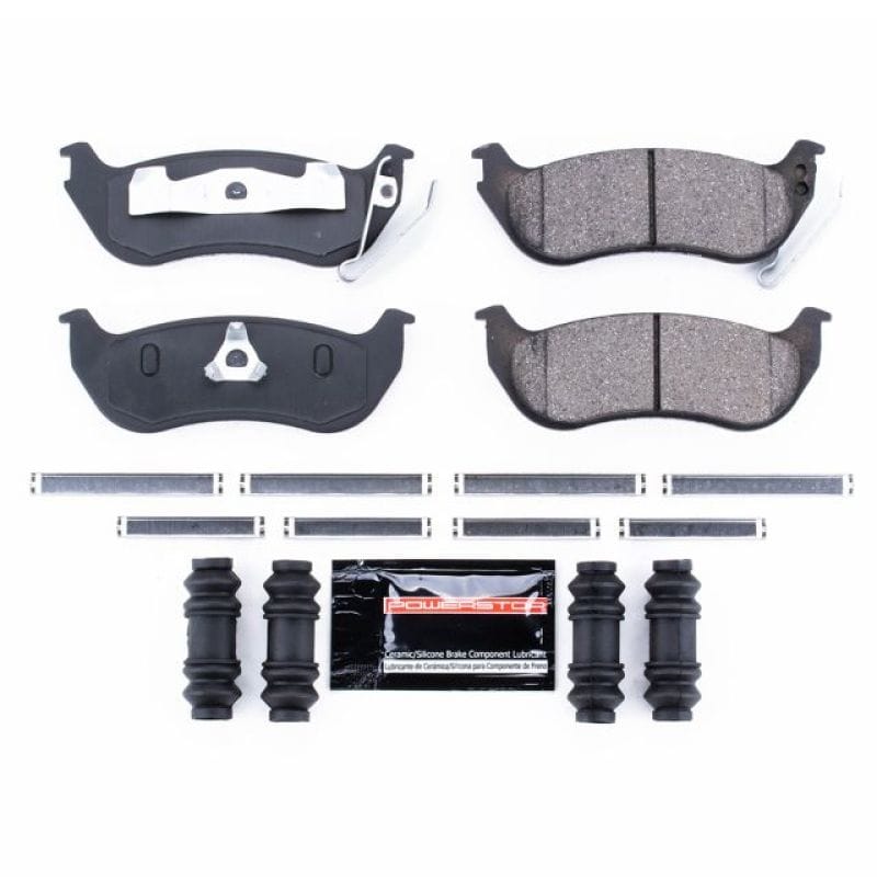 PowerStop — PowerStop - Z23 Daily Driver Carbon-Fiber Ceramic Brake Pads with Hardware Kit