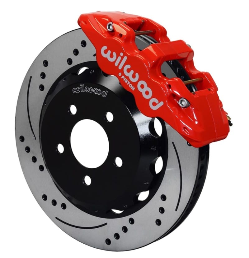 Wilwood — KIT,FRONT,16-19 CAMARO,AERO6,14.00 ROTOR SRP,RED,W/LINES