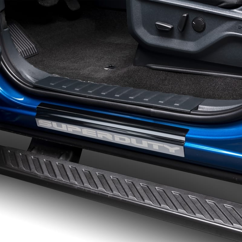 Putco — Putco 23-25 Ford F250/F350/F450/F550 Crew Cab Black Platinum Door Sills