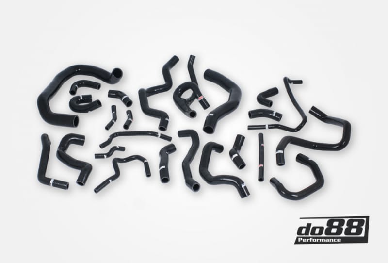 do88 — do88 Audi/Seat/Skoda/Volkswagen 1.8T/2.0T (MQB) Coolant Hoses (24 pcs) - Black