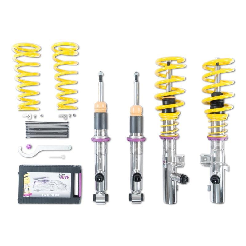 KW — Plug & Play Height Adjustable Coilovers with electronic damping control
KW DDC PLUG & PLAY COILOVER KIT - 39020032